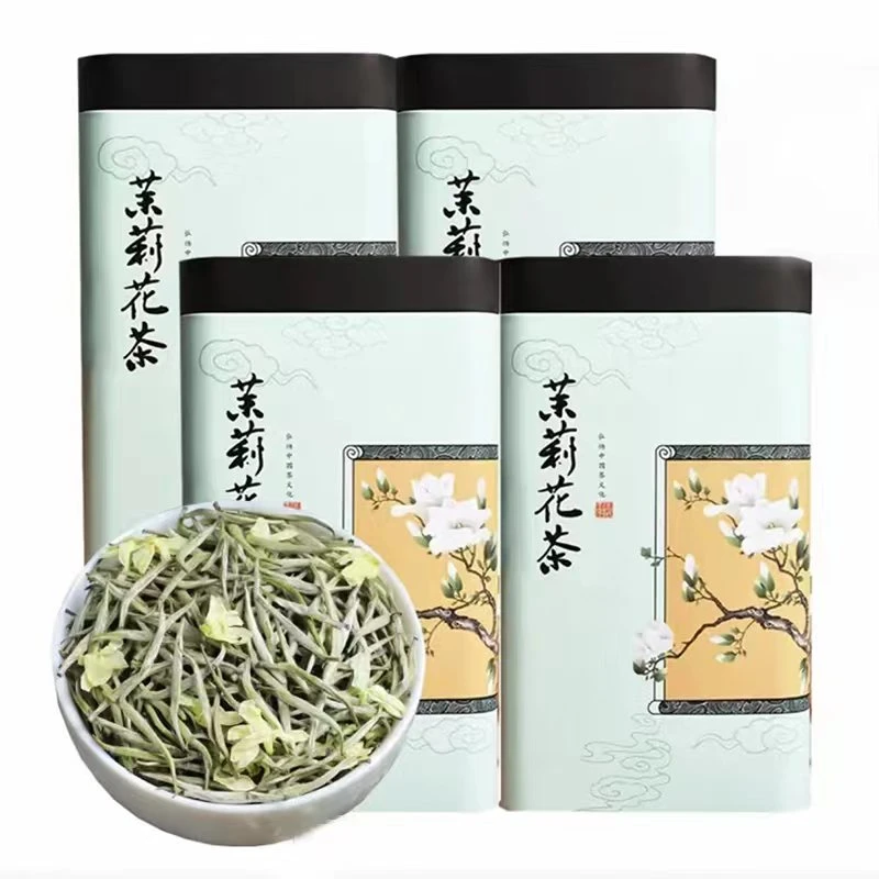 【炸】（茉莉银针）高档鲜爽浓香型绿茶茉莉花茶耐泡