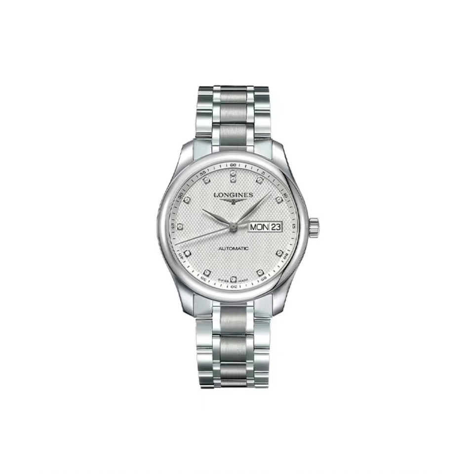99新 Longines/浪琴 名匠双历钻刻/38.5mm/全套未使用/公价21700