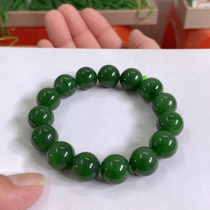 【闪购商品】和田玉（碧玉）手串未镶嵌12