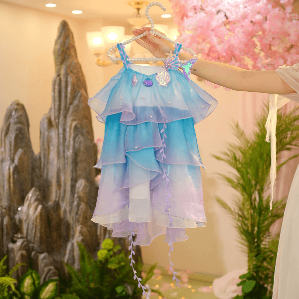 女童汉服连衣裙儿童夏季中国风中小童小女孩洋气公主裙夏装