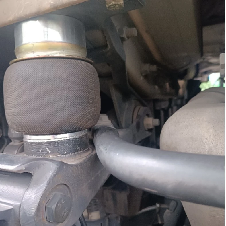 乘龙H5新M3驾驶室前悬弹簧改装气囊减震调节安装气囊减震器