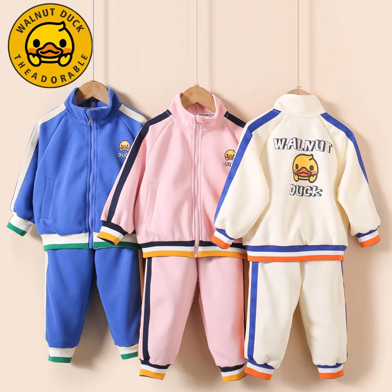 【小黄鸭专场】小黄鸭儿童春季休闲上衣+裤子套装QD059