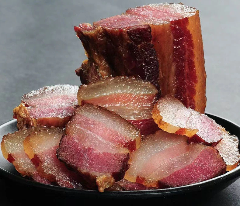 贵州土特产农家柏树枝烟熏土猪腊肉《五花腊肉》