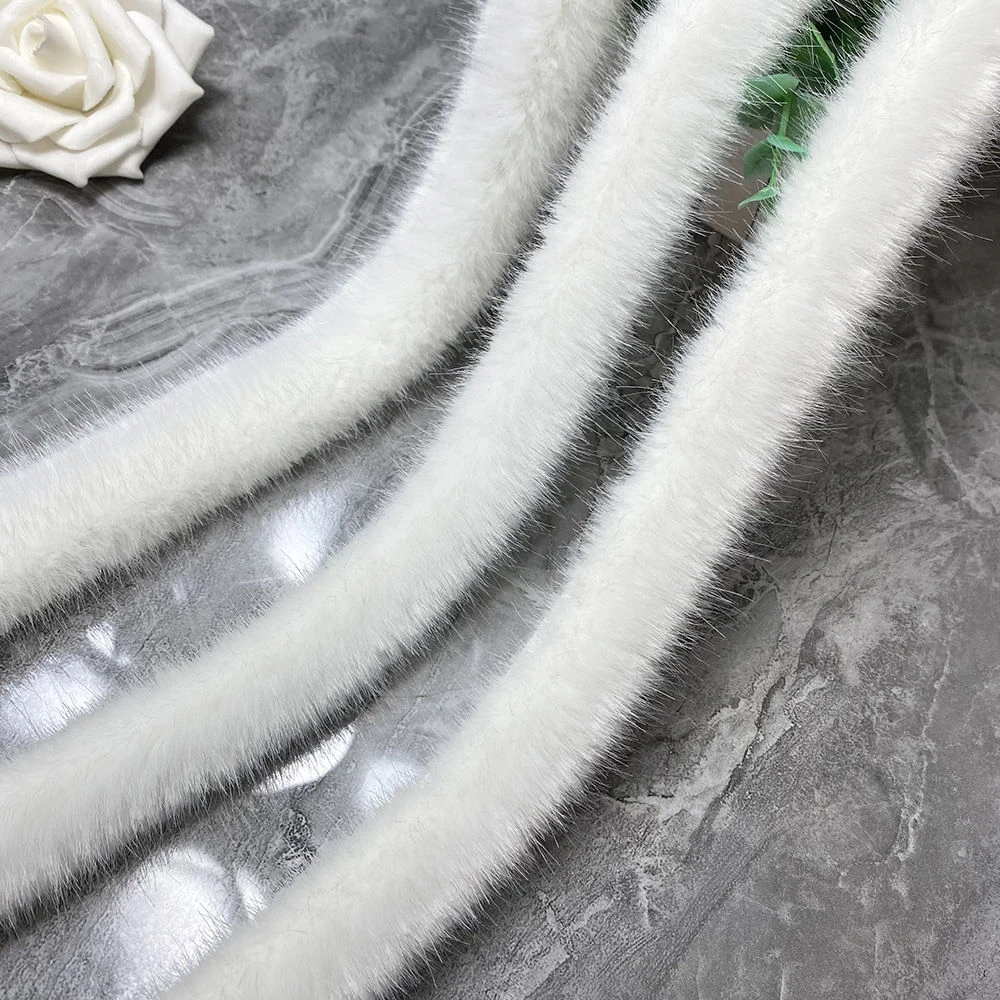 （买二送一）醒狮毛条花边仿水貂毛手工材料唐装配件