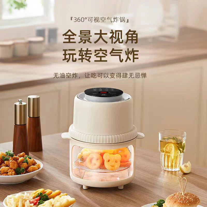 家用小型新款智能小容量迷你多功能可视化烤箱一体机