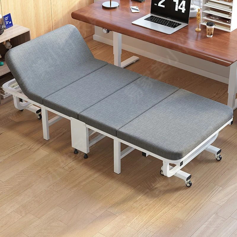 办公室折叠床午休床单人午睡神器躺椅家用便携硬板简易陪护行军床