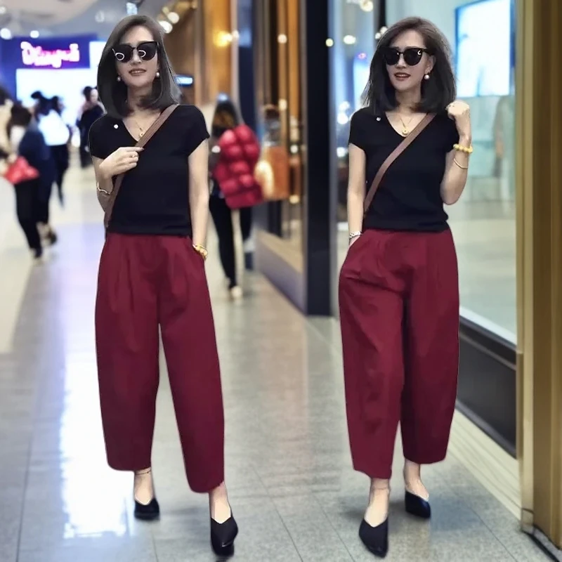 现货洋气减龄穿搭懒惰风干练气质网红炸街上衣女显瘦搭配阔腿裤