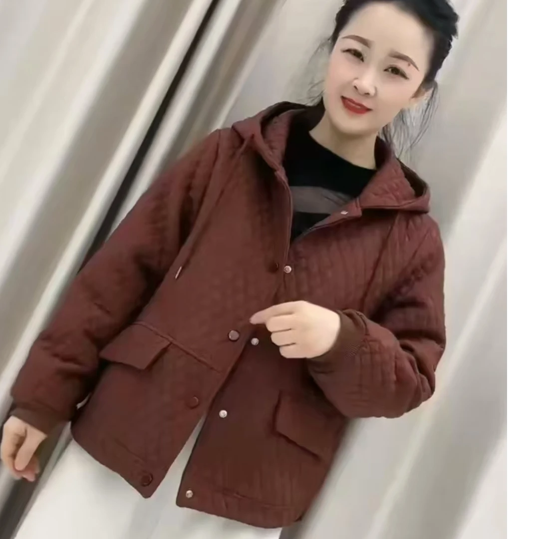 冬款加厚加绒时装女士棉袄
