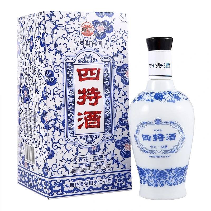 四特【江西】 青花窖藏 特香型白酒50度500ml*2瓶