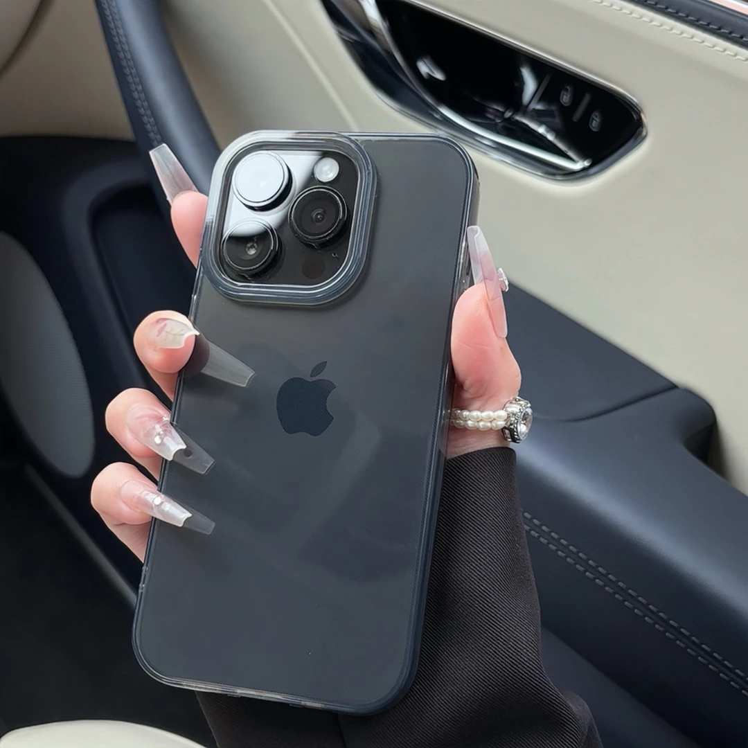 欧克里里透明大孔苹果17适用iPhone16promax轻奢14/13女15手机壳