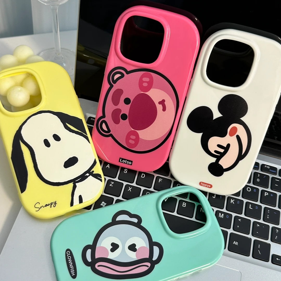 多巴胺卡通合集苹果13手机壳iphone15/14promax防摔12男女款11套