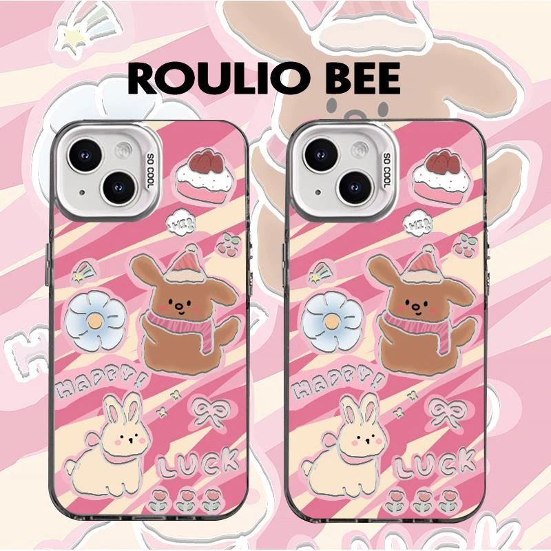 欧克里里快乐小修狗iphone15promax元气手机壳vivo华为oppo小米套