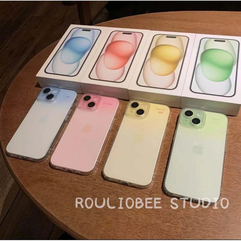 欧克里里闺蜜款晕染渐变苹果13手机壳iphone12/14promax高级11软