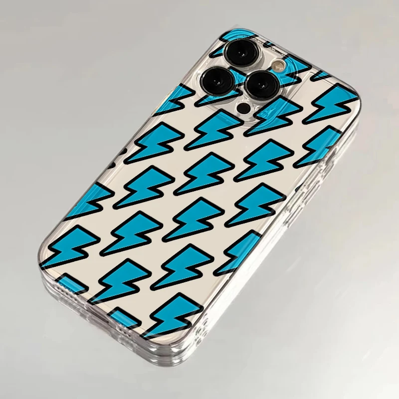 欧克里里满屏闪电太空壳适用苹果16/15/14手机壳华为vivo小米oppo