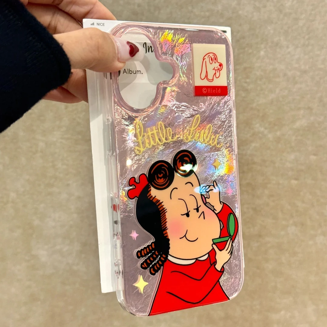 欧克里里ins美美小露露适用苹果16漩涡手机壳华为P70oppo小米14vi