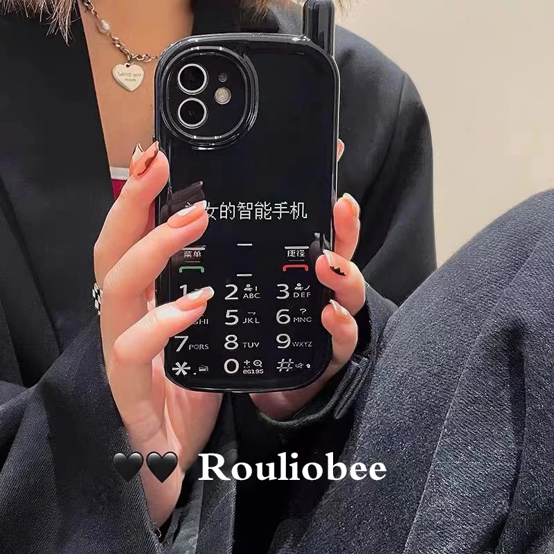 欧克里里美女智能机苹果14/15pro手机壳iphone13/12promax高级11