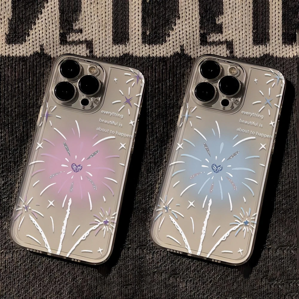 欧克里里晕染烟花小米oppovivo华为安卓太空手机壳iPhone15promax
