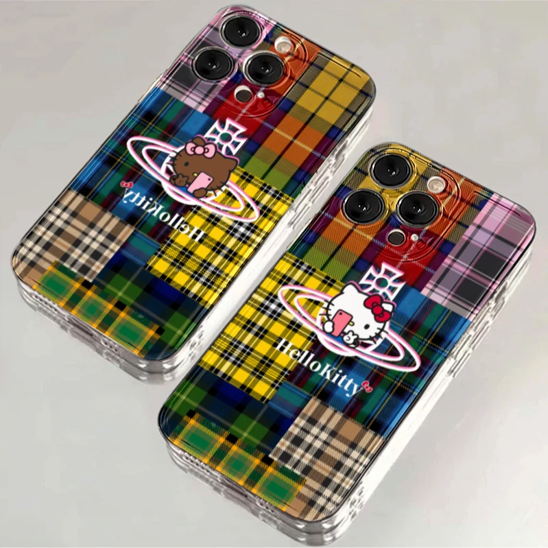 卡通自拍kt猫适用iPhone15/13/12苹果14手机壳华为vivo小米oppo软