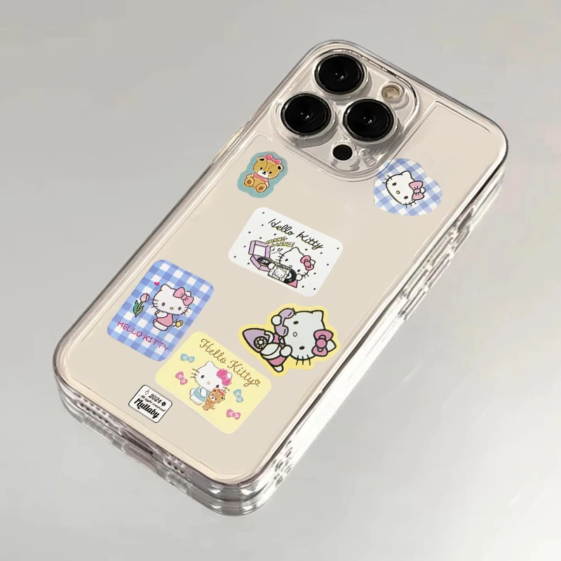 欧克里里kitty贴纸标签适用苹果16/15手机壳华为vivo小米14oppo套