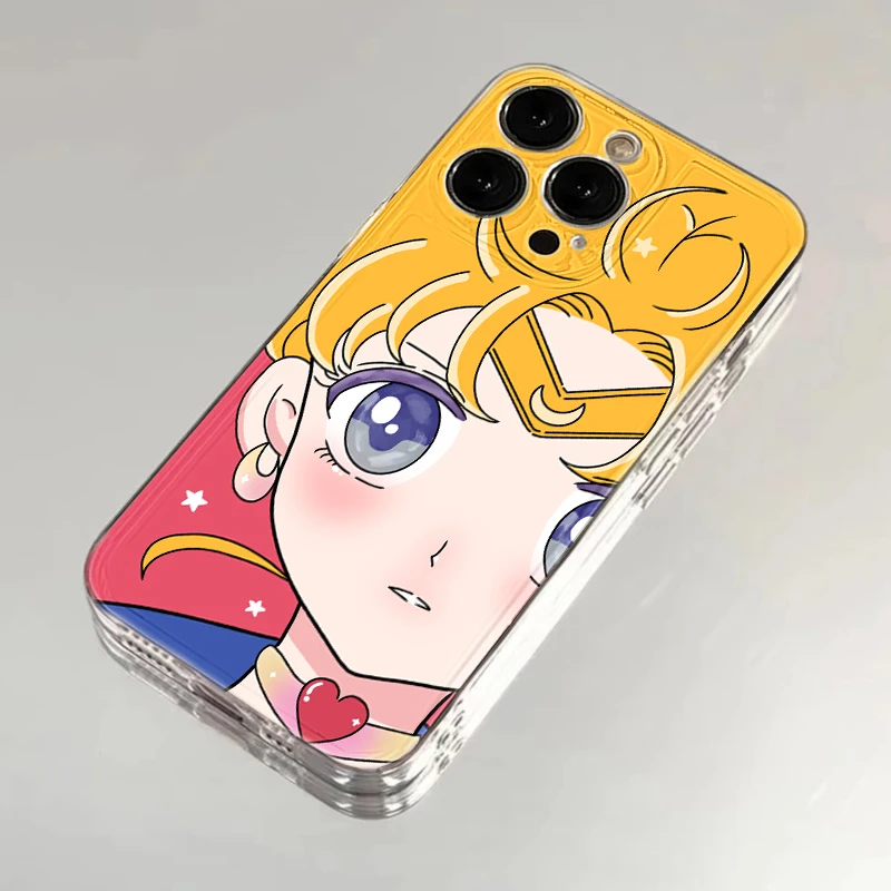 月光美少女卡通适用iphone15苹果14promax手机壳华为vivo小米oppo