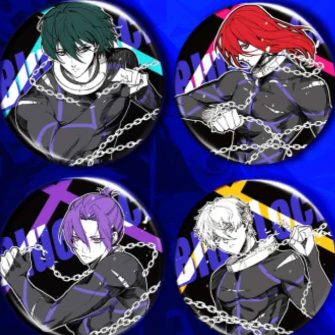 cck超蓝色监狱 银卡浮雕款 同人原创吧唧 画师签约