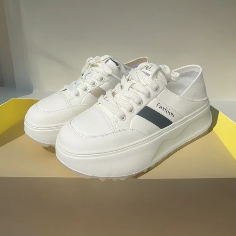 【A22】2024年新款厚底女真皮休闲鞋175-1