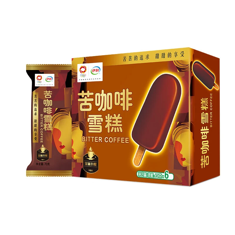 伊利 苦咖啡雪糕 70g*6支/盒