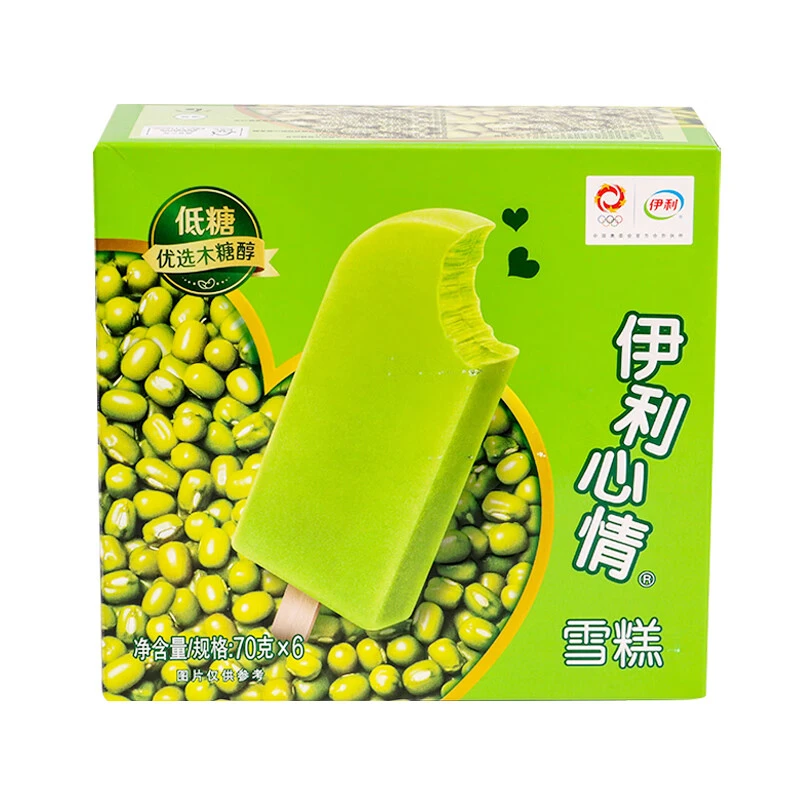 伊利纸盒装伊利心情雪糕冰棍420g/盒