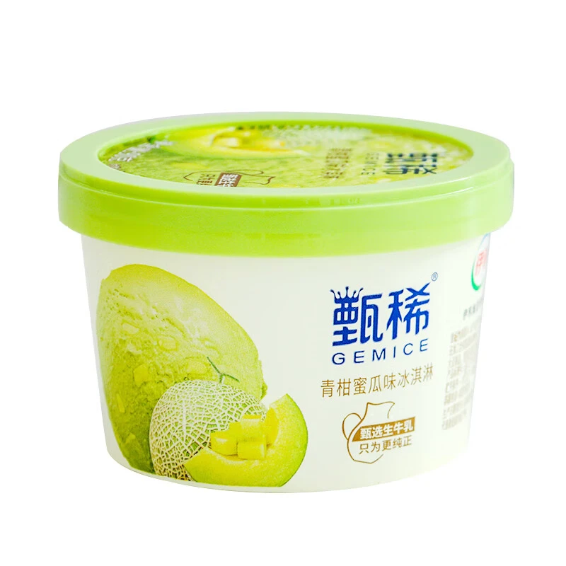 伊利甄稀青柑蜜瓜味冰淇淋90g/杯