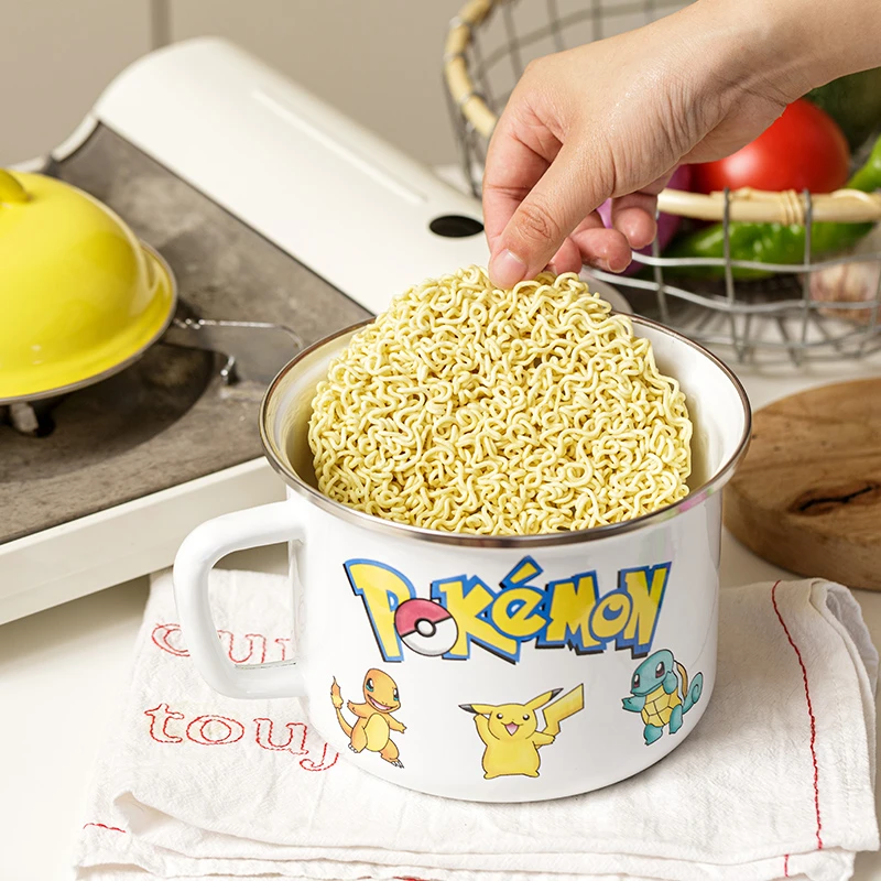 16cm卡通趣萌珐琅泡面碗（灶具通用）