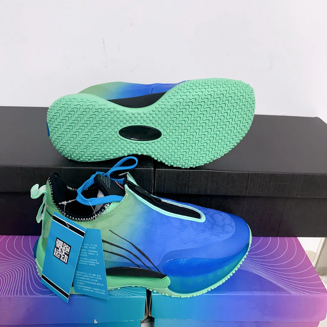 驷跑时尚拉链篮球鞋运动鞋缓震防滑耐磨潮款网面个别微瑕介意勿拍