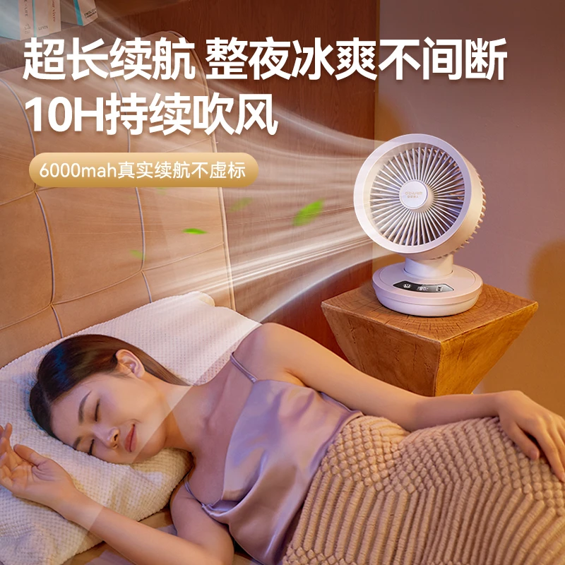 皇家惠人小风扇桌面电风扇小型可壁挂静音宿舍家用卧室办公室空气