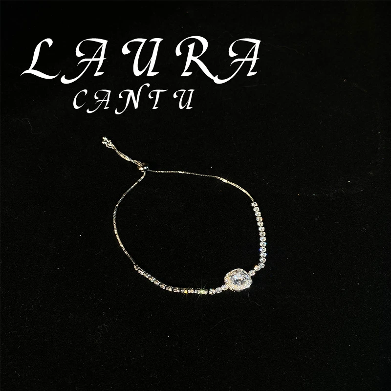 铜合金手链 新款高级方包抽拉可调节手链-Z026