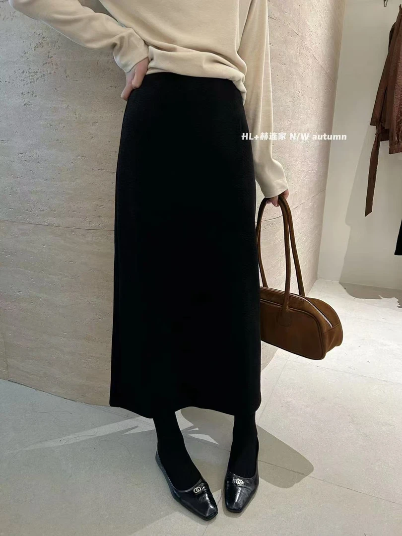 雪尼尔秋冬款半裙【隐形松紧腰】
