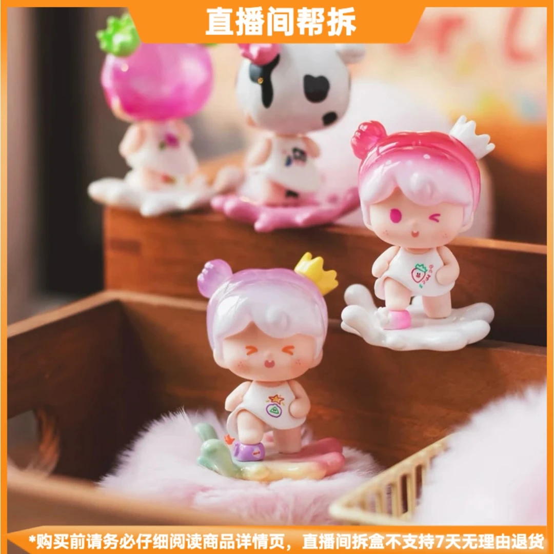 【拆盒】yoyo涂个好彩头mini可爱盲盒摆件盲袋手办