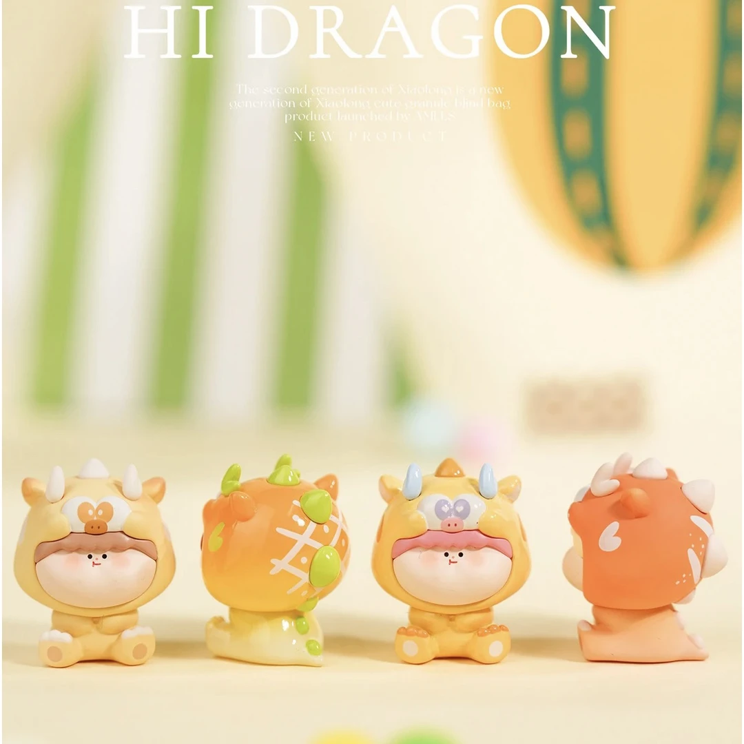 【拆盒】阿玛莉莉丝小龙二代可爱萌粒系列潮玩手办