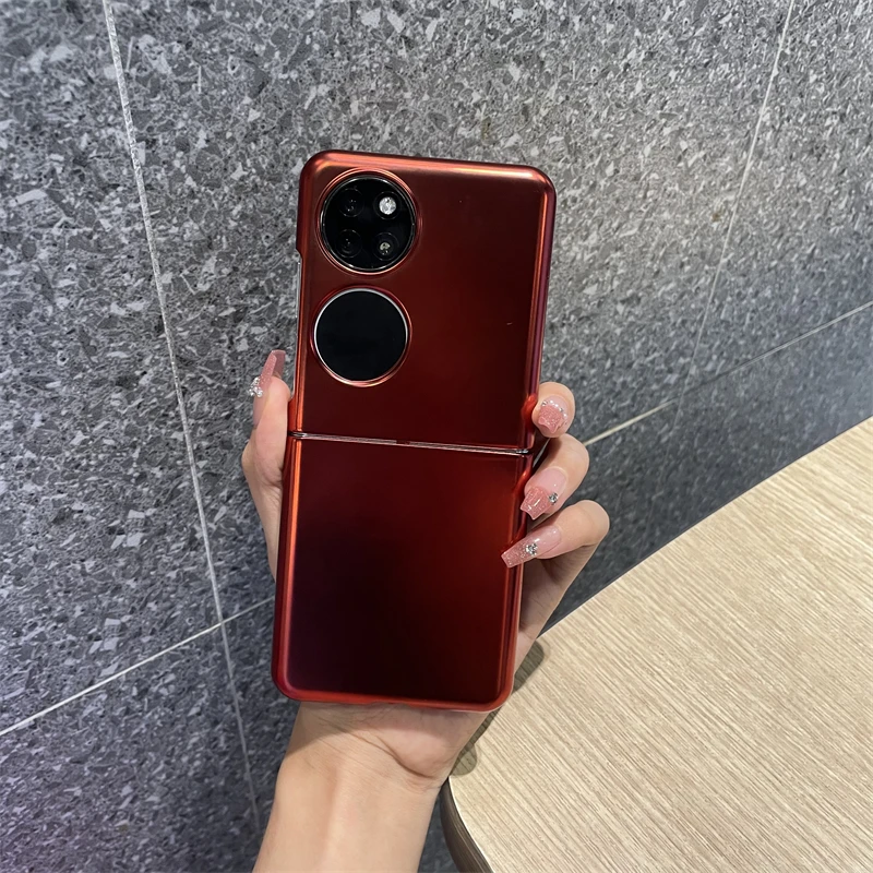 华为P50pocket手机壳折叠屏金属烤漆P50宝盒外壳POCKET S保护壳