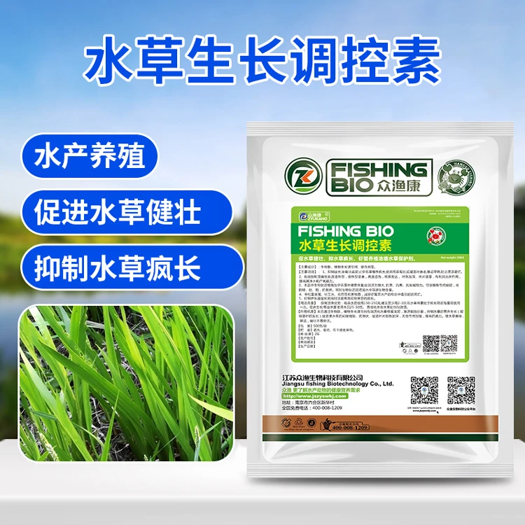 众渔康水草生长调控素控制依乐藻轮叶黑藻疯长，不出水不缺氧