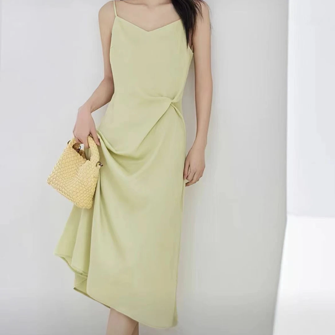 二哥二嫂【糖果吊带裙】新款时尚清凉出游穿搭吊带裙女装连衣裙