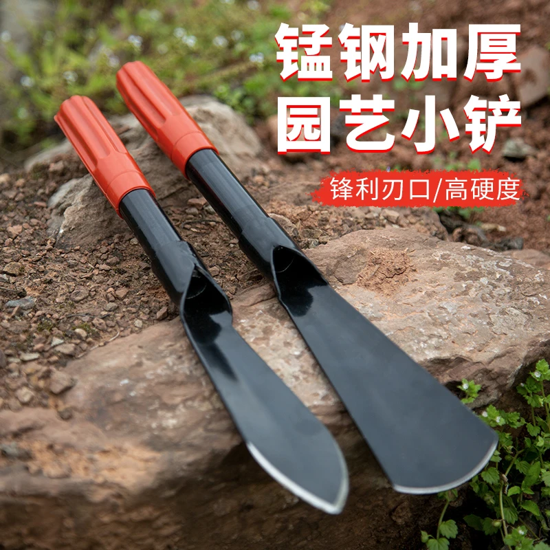 谢杨洋园艺铲子种花挖野菜工具锰钢小铲子户外赶海挖土挖多肉铁锹