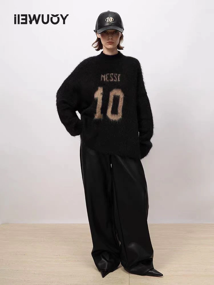 有尾10号超轻马海毛宽松毛衫