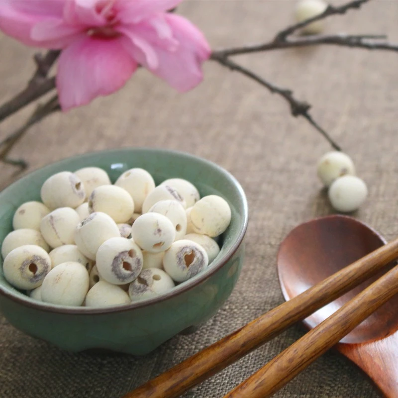 【湖北洪湖磨皮去芯莲子】白莲子干货50g【满39元粉藕赠送】精选天然