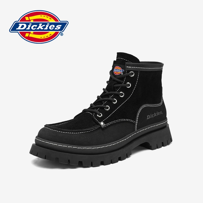 Dickies马丁靴男款2022冬季款男鞋靴子高帮男靴男士冬季工装靴男