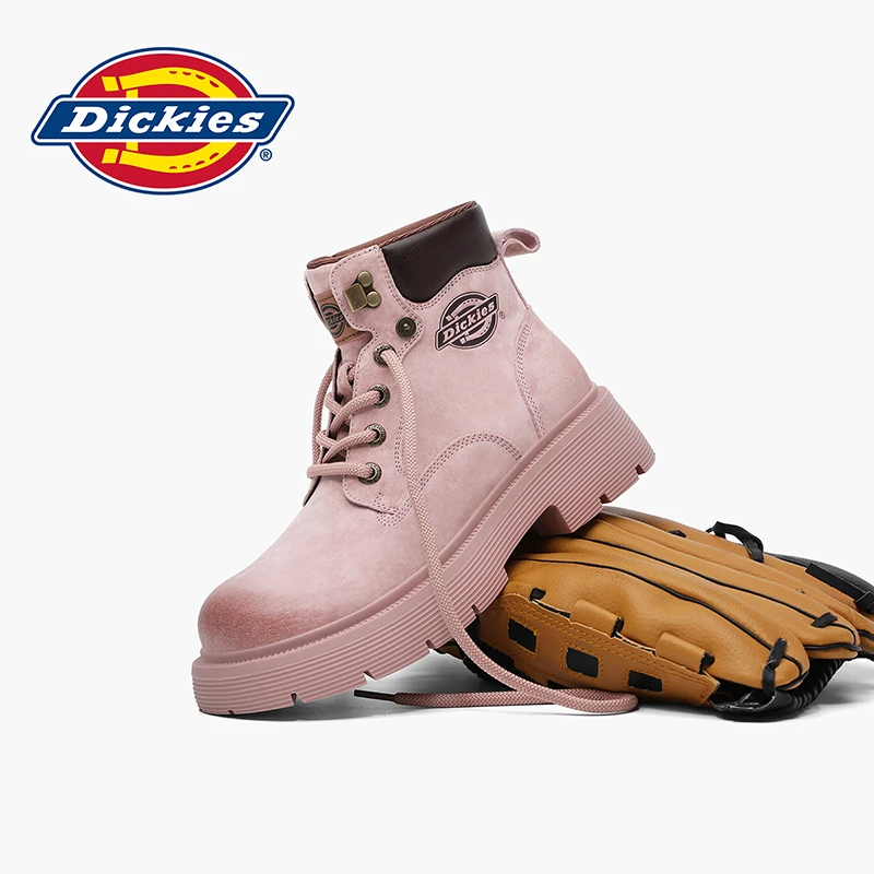 Dickies马丁靴女2025秋冬新款登山靴子女厚底增高女鞋英伦风女靴