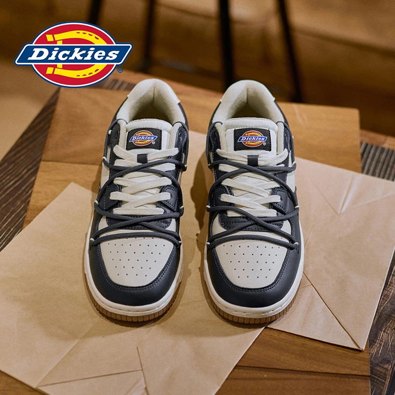 Dickies新款男士休闲板鞋低帮男款小白鞋时尚百搭潮鞋休闲鞋男鞋