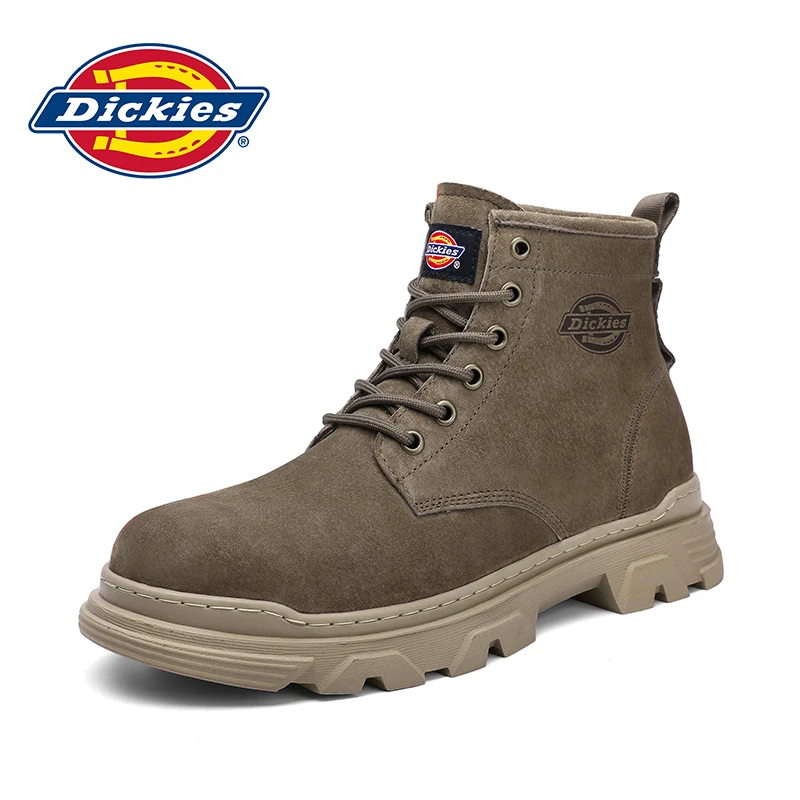 Dickies男士马丁靴百搭秋冬高帮男靴厚底靴子户外工装靴百搭休闲
