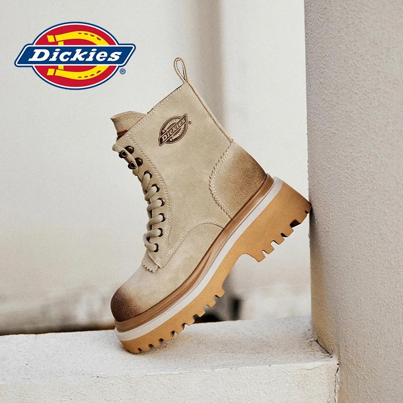 马丁靴女2025秋冬新款短靴女厚底增高烟筒靴英伦工装靴子