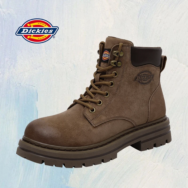 Dickies马丁靴女款时尚百搭靴子秋冬鞋马丁靴增高休闲加绒保暖