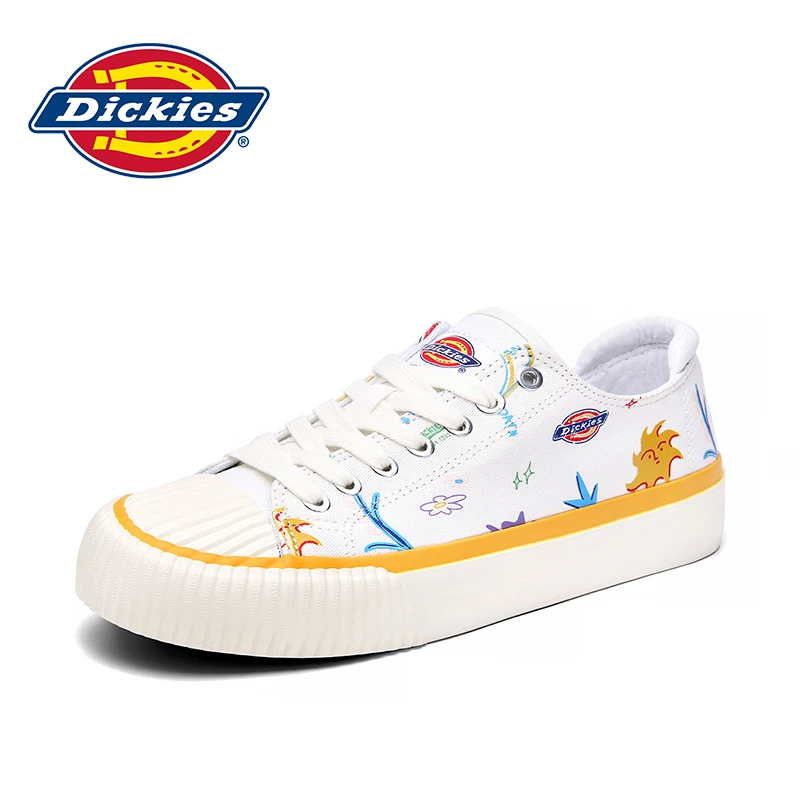 Dickies2024夏季新款帆布鞋通用百搭潮鞋小众ins学生系带透气时尚