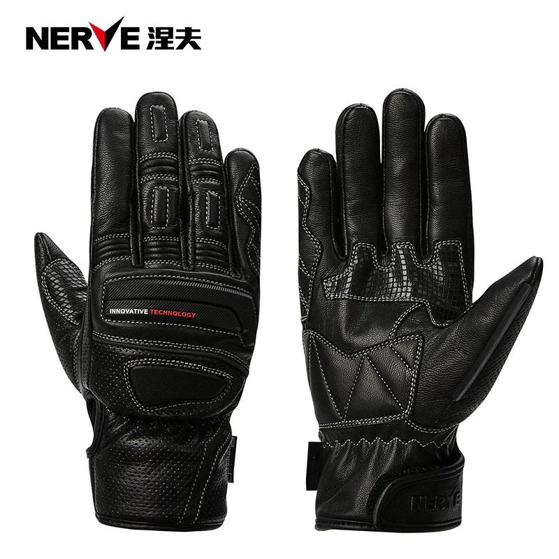 NERVE涅夫摩托车骑行手套防水保暖冬季防摔KQ1042